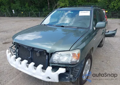 2006 Toyota Highlander Limited V6 из США, поврежденный, VIN JTEDP21A460104348